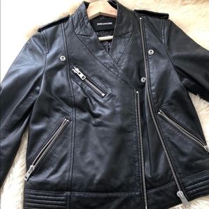 Zadig and Voltaire Loon Spi leather jacket
